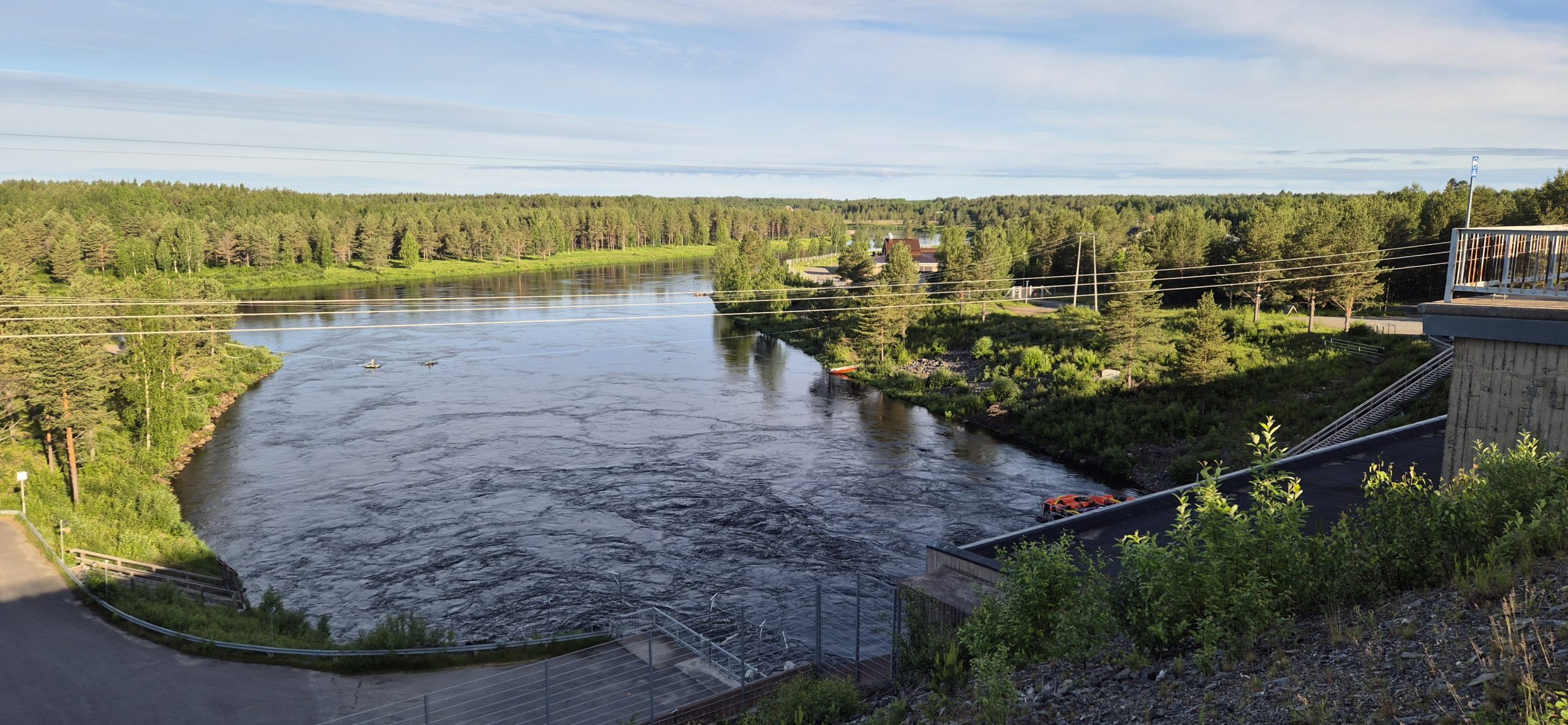 Raasakan voimalaitoksen alapuolinen jokialue